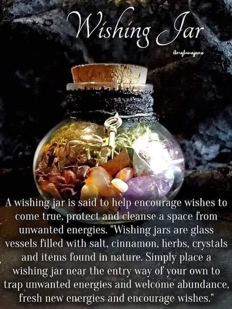 Wish Jar, Witches Jar, Witchy Women, Witchcraft Magic, Spells For Beginners, Jar Spells, Witch Bottles, Spell Jars, Wiccan Magic