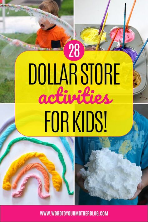 Embark on a journey of discovery with these dollar store ideas for kid-friendly adventures! Whether you're planning a playdate or a family activity day, these budget-friendly suggestions guarantee hours of laughter and fun. Things To Keep Kids Busy At Home, Cheap Kids Activities, Dollar Store Kids Activities, Dollar Tree Kids Activities, Fun Things To Do With Kids At Home, Fun Ideas For Kids At Home, Cheap Activities For Kids, Dollar Store Activities, Diy Gifts Aesthetic