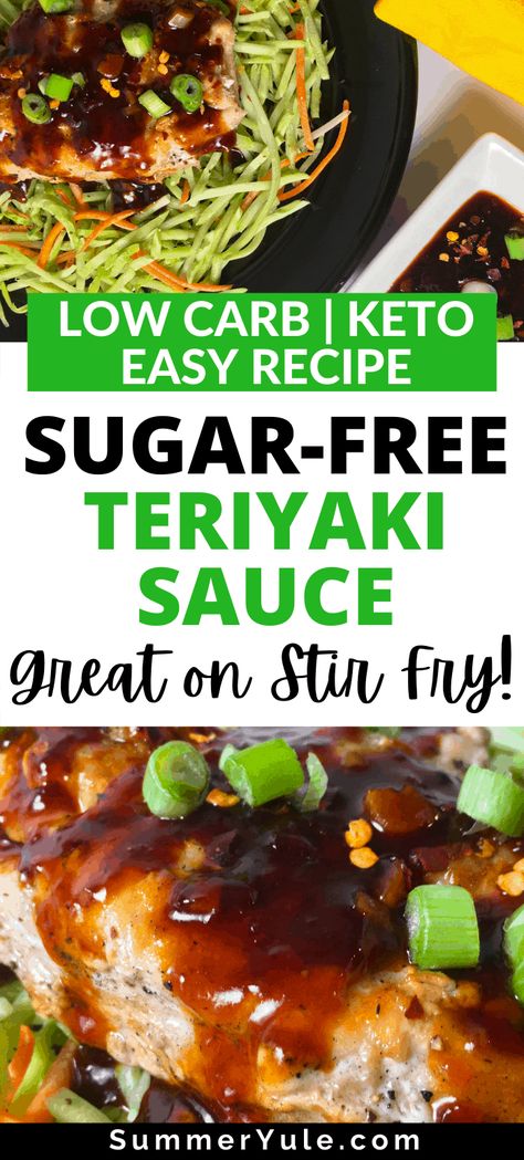 Is teriyaki sauce keto? Teriyaki sauce is not normally keto friendly, so try this low sugar teriyaki sauce recipe instead! Sugar Free Teriyaki Sauce, Fast Food Nutrition, Keto Sauce, Teriyaki Sauce Recipe, Keto Sauces, Starting Keto Diet, Keto Ideas, Fried Cauliflower, Keto Diet Menu