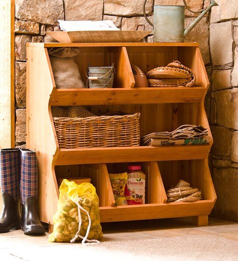 Plow and hearth $179 Wall Cubbies, Muddy Boots, Storage Cubby, Cubby Storage, Inexpensive Furniture, Extra Storage Space, Potting Soil, Fireplace Accessories, Cubbies