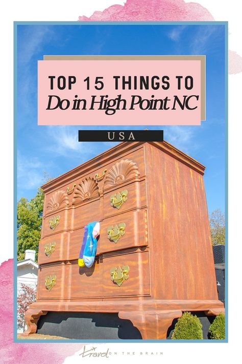 Nc Travel, High Point North Carolina, High Point Nc, Travel Secrets, Dc Travel, High Point Market, Fort Bragg, Awesome Places, Lake Park