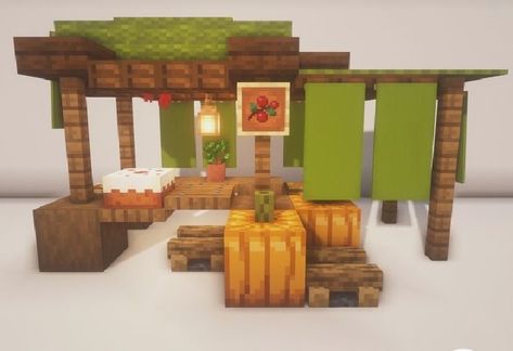 Minecraft Japanese Market Stall, Minecraft Farmer Market, Minecraft Market Stall Design, Market Place Minecraft Ideas, Minecraft Street Market, Market Ideas Minecraft, Market Stall Minecraft Ideas, Minecraft Village Market Stalls, Cute Minecraft Market Stalls