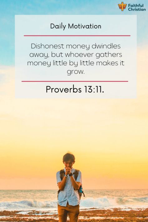 Is it a sin to make money? Is there anything wrong with trying to make money to take care of your needs? As Christians, we must understand that God wants … The post Bible verses about making money [NIV SCRIPTURES] appeared first on The Faithful Christian. Financial Bible Verses, Bible Verse On Money, Bible Verses About Finances, Finances Bible Verses, Bible Verse About Money Struggles, Genesis 3 19, Luke 6 38, Ecclesiastes 11, Proverbs 28