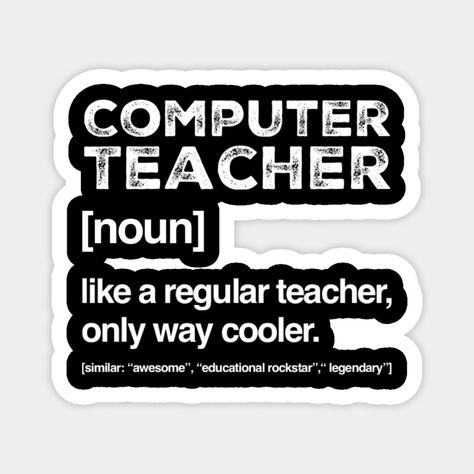 Teacher Job, Computer Teacher, Teacher Quotes Funny, Teacher Quotes Inspirational, Creative Gift Wraps, Jobs For Teachers, Teacher Quotes, Job Title, Teacher Humor