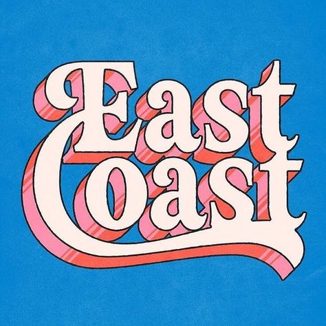 EAST COAST! swipe for the vibe we’re bringing ONE WEEK FROM TOMORROW! We can’t wait to see you all! ✨✨✨ 70s Type, Funky Type, Cool Typography, Types Of Lettering, The Fam, Typography Letters, Typography Inspiration, Typography Fonts, 로고 디자인