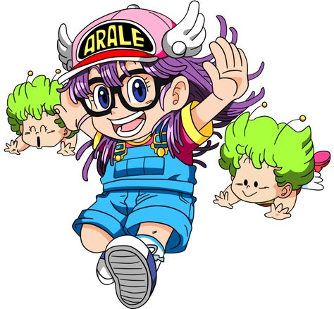 Arale Dr Slump, Dr Slump, Japan Boy, Comic Animation, Dbz Characters, Writing Fantasy, Slumping, Japanese Cartoon, Old Anime