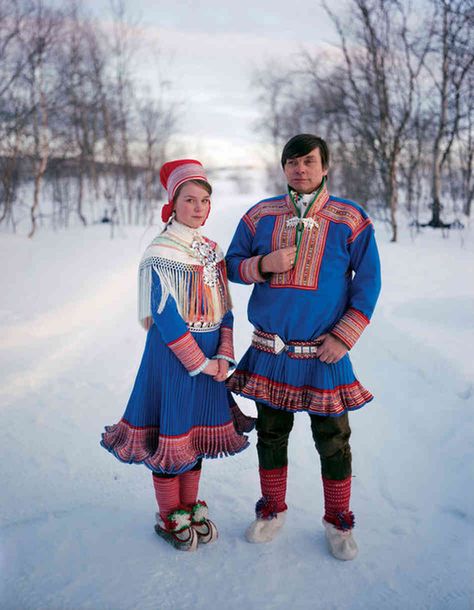 sami people photos | Sara Gaup, 14, is dressed for her confirmation. The garb that she and ... Sami People, National Dress, Folk Dresses, We Are The World, Samar, Folk Costume, World Cultures, People Of The World, Samara