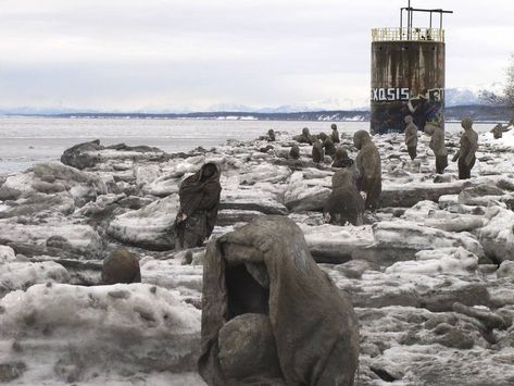 Alaska Beach, Alaska Images, Anchor Art, Sculpture Projects, Film Inspiration, Alaska Travel, Art Films, Art Installation, Among Us