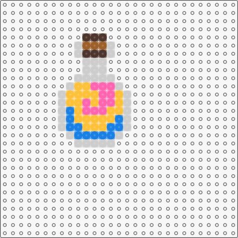 Flag Minecraft, Melt Beads Patterns, Hamma Beads Ideas, Easy Perler Bead Patterns, Hama Beads Minecraft, Easy Perler Beads Ideas, Perler Crafts, Diy Perler Bead Crafts, Pansexual Pride