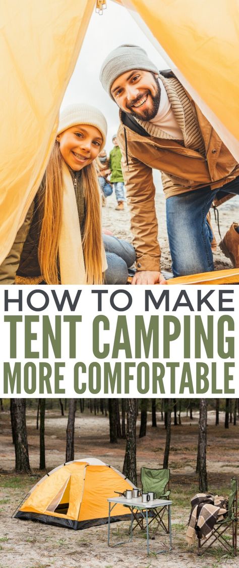 How to Make Tent Camping More Comfortable Festival Bag Essentials, Festival Campsite, Canopy Decor, Tent Hacks, Camping In A Tent, Tent Camping Tips, Zelt Camping, Tent Camping Hacks, Group Camping