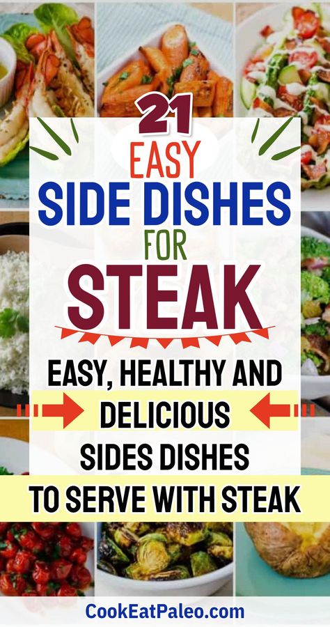 What To Serve With Flank Steak Dinners, Best Side Dishes For Steak Veggies, Sides To Cook With Steak, Sides With Steaks Easy, Camping Steak Dinner Sides, What To Serve With Steak On The Grill, Sides For Flank Steak, Steak Bbq Side Dishes, T Bone Steak Dinner Ideas Sides