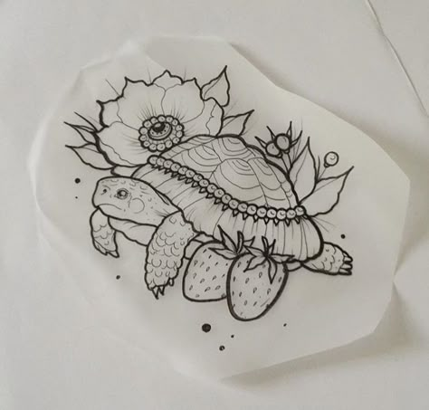 Ladies Tattoos, Tokyo Tattoo, Animal Drawing Inspiration, New Traditional Tattoo, Tortoise Tattoo, Tier Tattoo, Flash Ideas, Flash Sheets, Tattoo Animal