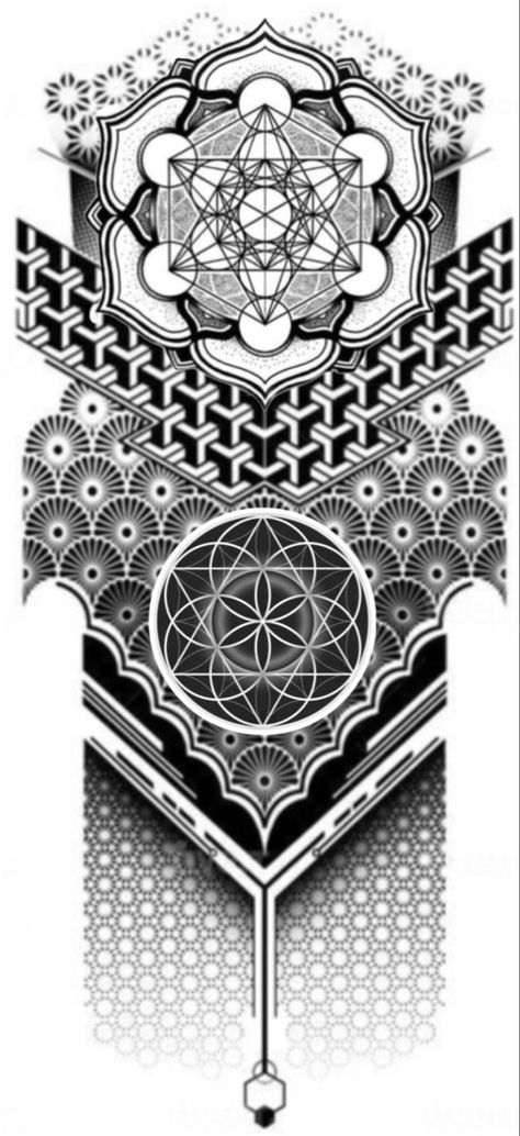 Geometric Tattoo Sleeve Designs Stencil, Sacred Geometry Tattoo Stencil, Elbow Geometric Tattoo, Sacred Geometry Sleeve, Mandala Tattoo Design For Men, Geometric Tattoo Leg Sleeve, Sacred Geometry Tattoo Design, Geometric Tattoo Outline, Geometric Tattoo Design Pattern