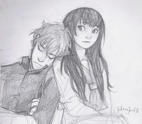 More Hotaru/Chitanda fluff! I love how Burdge draws them. Art by Burdge. Couple Drawing, Couple Sketch, Cute Couple Drawings, Comic Style, Arte Inspo, Arte Sketchbook, Couple Drawings, Love Drawings, Couple Art