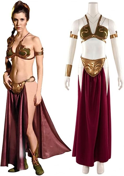 Princess Leia Slave Cosplay Costume Lingerie Uniform Set for Women Halloween Outfits Princess Leia Cosplay, Leia Cosplay, Jedi Princess, Princess Leia Costume, Jedi Cosplay, Leia Costume, Star Wars Princess Leia, Star Wars Princess, Return Of The Jedi