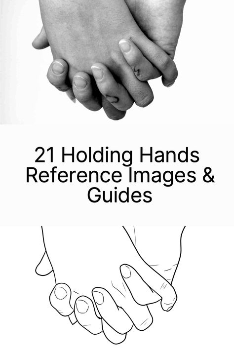 In this blog post, we're going to share with you 10 top holding hands reference images and guides that will help you create realistic and expressive hand drawings. Whether you're a beginner or an experienced artist, these resources will help you improve your drawing skills and create stunning hand drawings that convey emotion and connection. Hand Contour Drawing, Person Reaching Up Reference, Different Ways To Hold Hands, Holding Hands Reference, Holding Hands Drawing, Hands Reference, Improve Your Drawing Skills, Improve Your Drawing, Hand Shadows