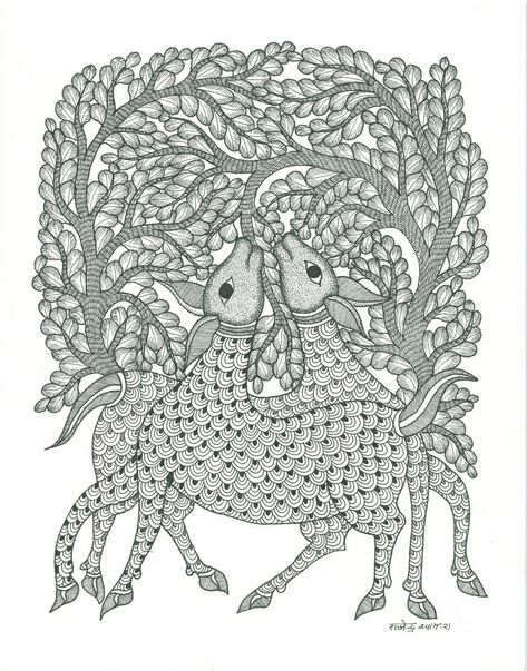 Phad Painting, Gond Art, Fork Art, Gond Painting, Indian Wall Art, Elephant Coloring Page, Bengali Art, Kerala Mural Painting, Indian Art Gallery