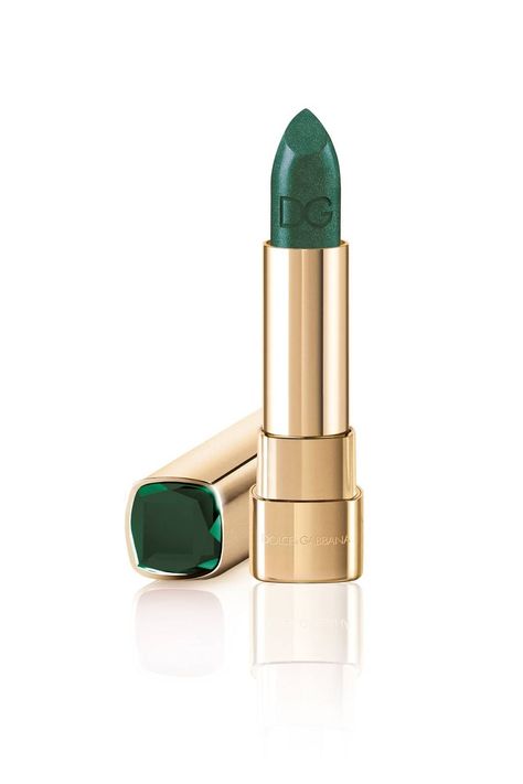 Dolce & Gabbana Lips in Emeraldo Dolce And Gabbana Makeup, Eden Green, Green Lipstick, Green Lips, Purple Lipstick, Lipstick Case, Cream Lipstick, Holiday Makeup, Wear Green