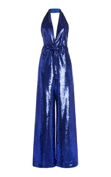 Glitter Jumpsuit, Open Back Jumpsuit, Blue Outfit, Halter Formal Dress, Moda Operandi, Tom Ford, Women Collection, Fashion Collection, Open Back