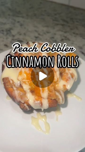 Britney on Instagram: "Game Day Dessert | Peach Cobbler Cinnamon Rolls 🍑🥧🤤 #Superbowl #SuperbowlFood #PeachCobblerCinnamonRolls #PeachCobbler #CinnamonRoll #Homemade #dessert #HomemadePeachCobbler #foryou #fyp #goodfood #gamedayfood" Peach Cobbler Cinnamon Rolls, Homemade Peach Cobbler, Cinnamon Roll Casserole, Homemade Dessert, Peach Cobbler Recipe, Super Bowl Food, Southern Cooking, Peach Cobbler, Game Day Food