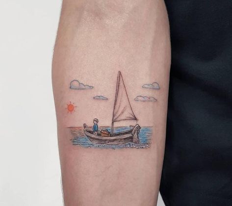 Sailboat Tattoo, Face Mug, Next Tattoo, Kitesurfing, Ocean Life, Your Dream, Tatting, Tattoo Ideas, Sailing