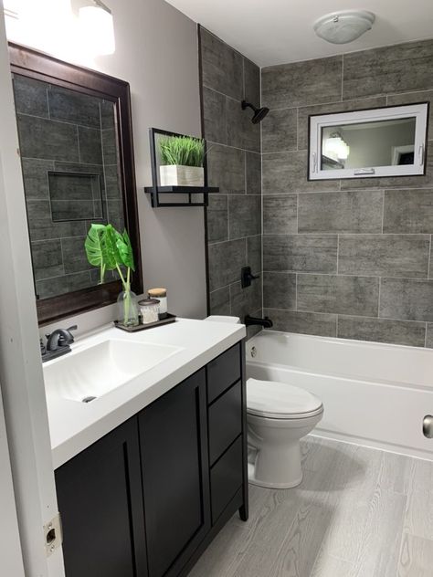 Restroom Remodel, Guest Bathroom Remodel, Full Bathroom Remodel, Small Bathroom Renovations, Restroom Decor, Bad Inspiration, Small Bathroom Makeover, Bathroom Redesign, Bathroom Decor Apartment