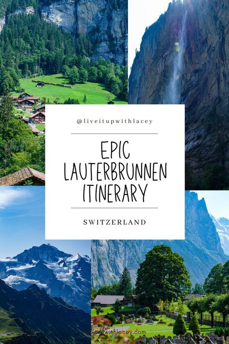 Day Trips From Zurich, Swiss Alps Hiking, Switzerland Travel Itinerary, Switzerland Summer, Lauterbrunnen Switzerland, Switzerland Itinerary, Switzerland Vacation, Scenic Train Rides, Europe Trip Itinerary