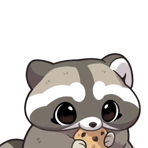 Racoon Sketch, Eating Sketch, Cookie Tattoo, Racoon Illustration, Cookie Drawing, Raccoon Drawing, Easy Dragon Drawings, Paw Drawing, Raccoon Art