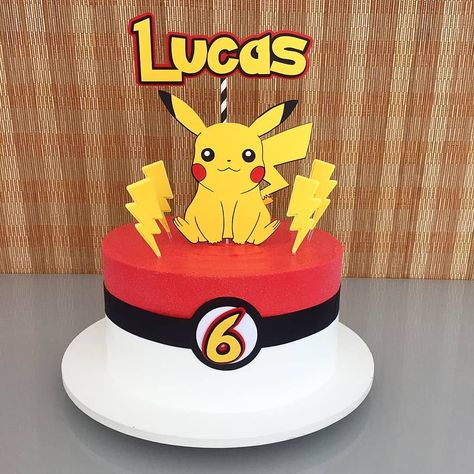 Pikachu, sempre faz sucesso . . . Bolo lindo @bolimcupcake . . . #topodebolo #scrapcake #caketopper #bolodecorado #bolopokemon… Pikachu Cake Ideas, Bolo Pikachu, Birthday Pikachu, Pokemon Party Decorations, Pokemon World, Pokemon Birthday Cake, Pikachu Cake, Pokemon Diy, Pokemon Cake