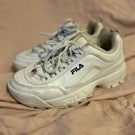 CHUNKY FILA DISRUPTOR II SNEAKERS Chunky Filas, Filas Shoes, Fila Disruptor Ii, Fila Disruptor, Fila Disruptors, Fila Shoes, Chunky Shoes, Jelly Shoes, Chunky Sneakers