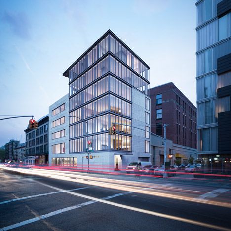 The third most popular US project on Dezeen is Tadao Ando's first New York building. Ando Architecture, Japanese Person, Tadao Ando Architecture, New York City Buildings, New York Buildings, Street Pictures, Duplex Penthouse, Genius Loci, Elizabeth Street