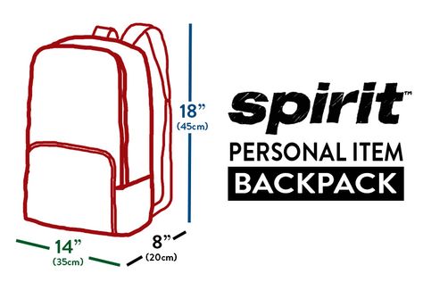 Best Backpack for Spirit Airlines - Personal Item Backpacks Reviewed | Backpackies Spirit Airlines Personal Item, Spirit Bags, Travel Minimalist, Travel Art Journal, Spirit Airlines, Travel Backpacks, Minimalist Travel, Travel Wallpaper, Bags Diy