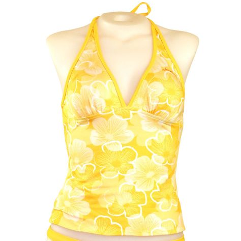 Reversible Performance Swim Tankini in Hibiscus Print - Made in Hawaii Bathing Suit Tankini, H20 Outfits, Water Activity, Hibiscus Print, Bandeau Tankini, Tropical Hibiscus, Halter Top Tankini, Halter Tankini, Swimwear Tankini