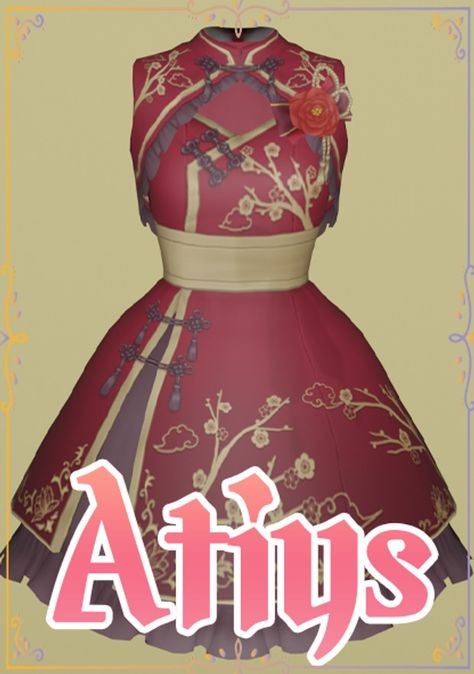 【atiys】Chinese style dress | Patreon Sims 4 Cc Kimono Dress, Sims 4 Wet Clothes, Sims 4 Chinese Dress, Sims 4 Chinese Cc Maxis Match, Sims 4 Japanese Cc Clothes Maxis Match, J Fashion Sims 4 Cc, Sims 4 Chinese Clothes, Sims 4 Asian Cc Clothes, Sims Cyberpunk