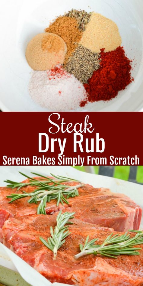 Dry Rub Steak Seasoning, Ribeye Steak Rub, Dehydrate Meat, Steak Dry Rub Recipe, Steak Dry Rub, Pork Chop Dry Rub, Best Steak Seasoning, Dry Rub For Steak, Steak Rub Recipe