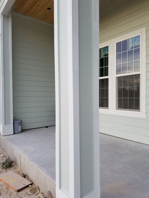 Sea Salt Sherwin Williams Exterior House, Sea Salt House Exterior, Sherwin Williams Sea Salt Exterior, Sea Salt Exterior House, Sherwin Williams Bright White, Sea Salt Sherwin Williams Exterior, Sea Salt Exterior House Paint, Sea Salt Exterior, Duplex Exterior