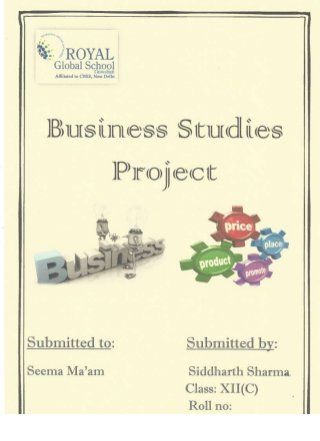 Bst Project Class 12, Bst Project Class 12 Marketing, Marketing Project, Creative School Project Ideas, Study Project, Ganesh Photo, Class 12, Class Management, Business Studies