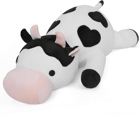 Cow Hugging, Weighted Plushies, Pillows For Boys, Cow Plushies, Weighted Stuffed Animal, Weighted Plush, Cow Plush, Cow Toys, Doll Plushies