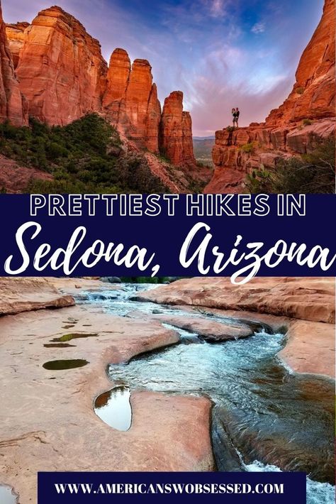 15 Best Hikes in Sedona for all activity levels! sedona arizona things to do in | sedona hikes | hikes in sedona | cool hikes in sedona | sedona arizona hiking #sedona #arizona #hiking Arcadia Arizona, Arizona Waterfalls, Sedona Arizona Travel, Hikes In Arizona, Sedona Hikes, Arizona Travel Guide, Sedona Travel, Arizona Trip, Trip To Grand Canyon