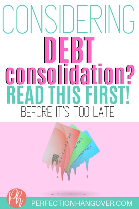 Consolidating all of your debts from car loans to credit cards and unsecured debt into one loan may seem like the right thing to do, but have you considered the true cost and burden? Read this before you consider debt consolidation. #debtconsolidation #de Consolidate Credit Card Debt, Money Funny, Debt Settlement, Paying Off Credit Cards, Debt Snowball, Managing Finances, Student Loan Debt, Finance Saving, Debt Consolidation