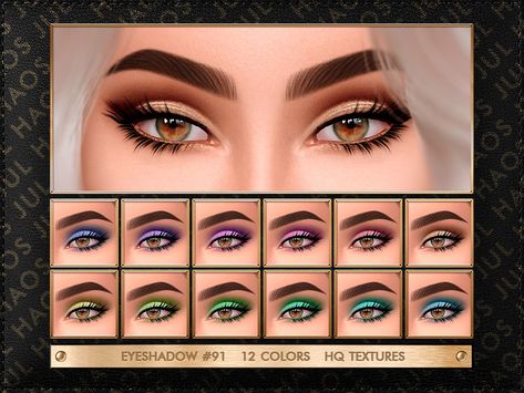 Sims 4 Cc Hair, Sims 4 Piercings, Sims 4 Cc Eyes, Sims 4 Black Hair, Sims 4 Traits, Makeup Cc, Eyeshadow Collection, Sims 4 Cc Makeup, Tumblr Sims 4