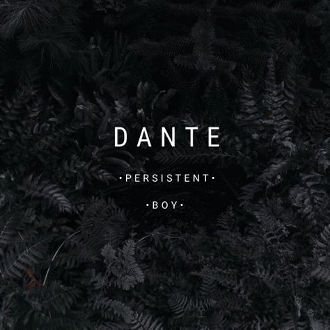 Dante Name Meaning, Dark Male Names, Powerful Boy Names, Literary Names, Male Names, Mystical Names, Fantasy Character Names, Best Character Names