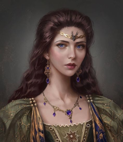 Fantasy Noble, Prince Dragon, Heroic Fantasy, Fantasy Portraits, Female Human, Medieval Fantasy, Beautiful Fantasy Art, Character Portraits, Pretty Art