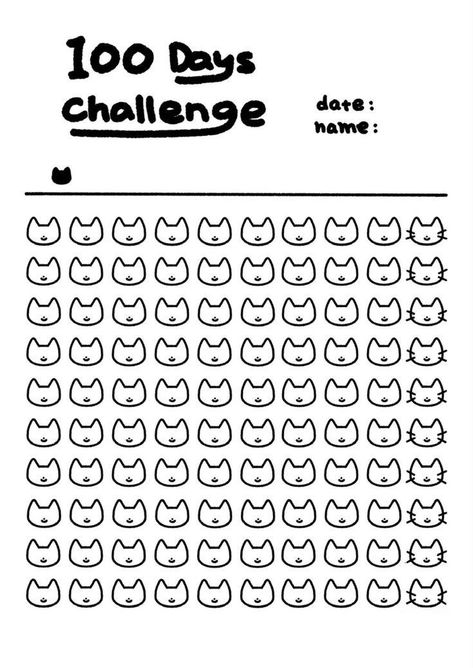 100 Day Challenge Printable, 100 Day Tracker, Ipon Challenge Printable Philippines, Mini Printer Templates, Ipon Challenge Printable, School To Do List Printable, Ipon Challenge, School To Do List, Free Planner Printables