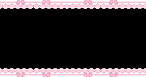 Banner Border Png, Cutecore Edit Overlay, White Border Overlay, Cutecore Border, Discord Banner Mask, Pink And Black Banner, Lace Border Png, Rentry Border, Banner Overlay