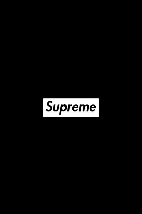 Supreme Black Supreme Wallpaper, Supreme Wallpaper Iphone, Supreme Wallpapers, Black Supreme, Supreme Iphone Wallpaper, Supreme Logo, Hype Wallpaper, Amoled Wallpapers, Iphone 5 Wallpaper