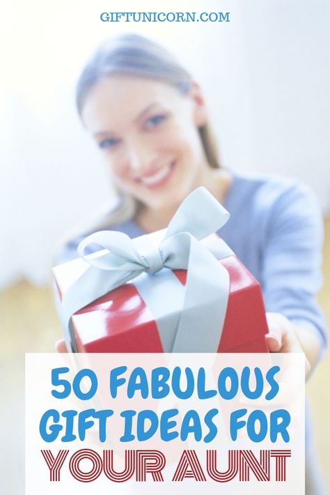 Your aunt may be like a second mom, or a close friend. Either way, you want to find her the best present possible to show her how special she is. No matter what you decide, she’s going to love anything from this list because it’s from you! The fun part will be choosing which gift she’ll love the most! #aunt #giftsforher #family #auntie #giftsforaunts #aunts Birthday Gift For Aunt, Single Aunt, Presents For Aunts, Aunt May, Christmas Gifts For Aunts, Aunt Birthday Gift, Aunt Birthday, Diy Xmas Gifts, Gifts For Aunt