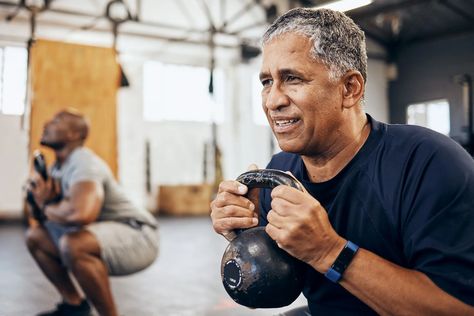 Intense Exercise Boosts Seniors' Brain Health Long-Term Fitness Test, Tight Hip Flexors, Workout Warm Up, Senior Fitness, Kettlebell Workout, Resistance Training, Core Muscles, Intense Workout, Gain Muscle