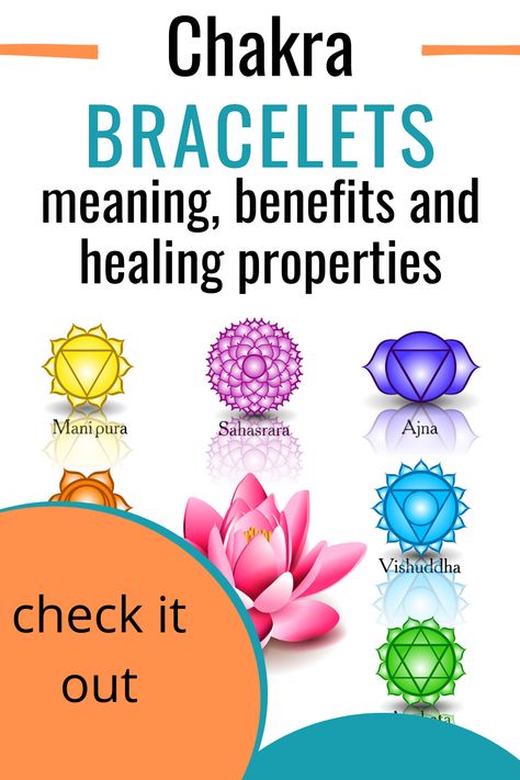 Learn more about meaning, benefits and healing properties of chakra bracelets. #chakras, #yoga, #meditation Chakra Beads Bracelet Meaning, Chakra Crystal Bracelet, Chakra Bracelet Meaning, Crystals For Travel, Crystal Benefits, Spiritual Ideas, Chakras Yoga, Chakra Beads Bracelet, Chakra Beads