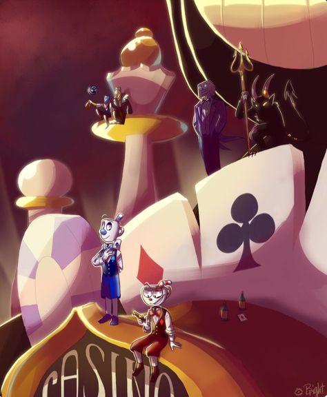 Casino Cups, King Dice, Cuphead Game, Deal With The Devil, Bendy And The Ink Machine, Cartoon Games, Casino Bonus, Video Game Art, Game Show